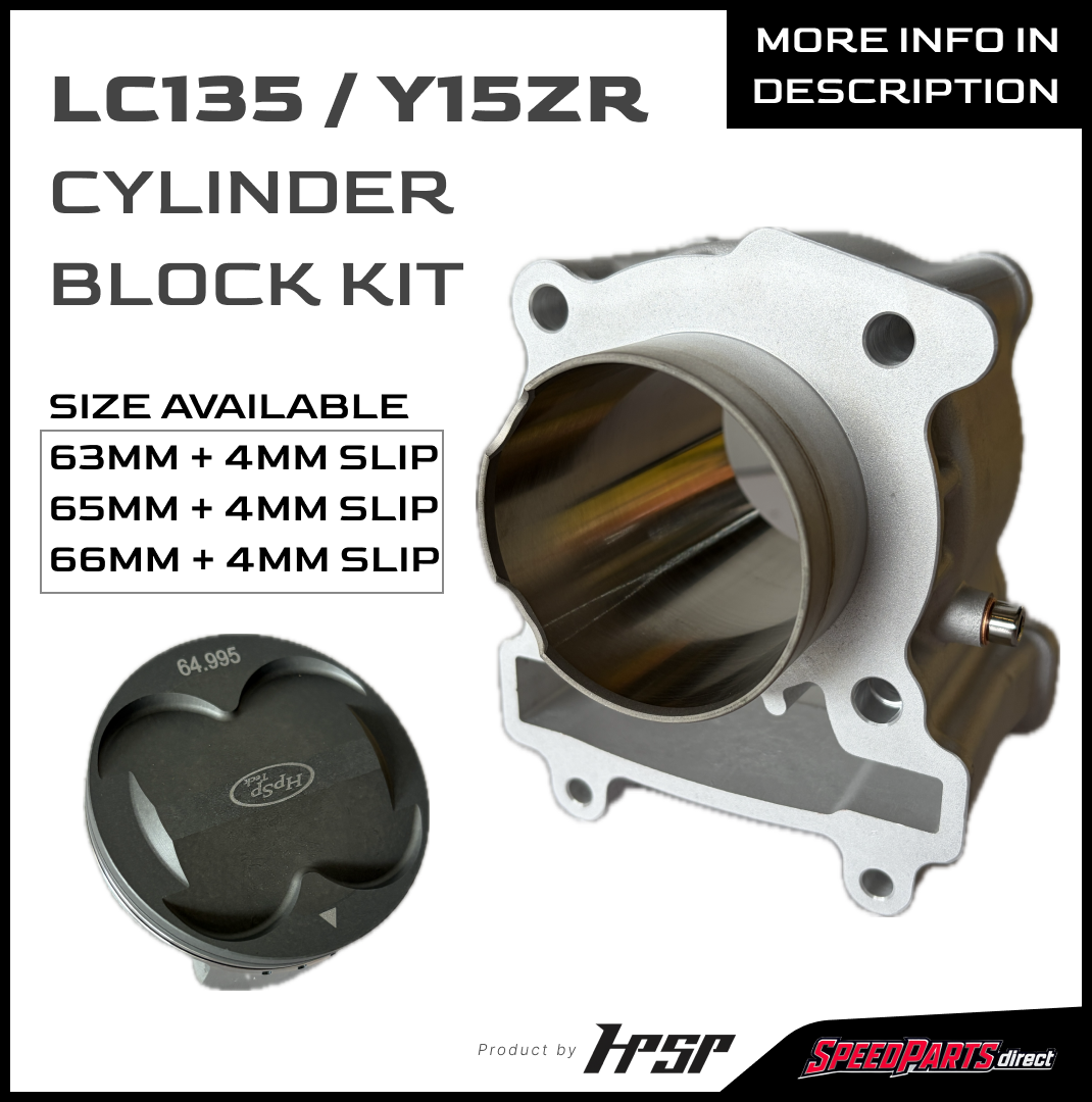 HPSP RACING LC135/Y15ZR SUPER RACING CYLINDER BLOCK ASSY (TECH 2)