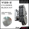 HPSP RACING CYLINDER BLOCK COMPLETE KIT SET WITH PISTON Y125Z 57MM 59MM