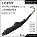 HPSP THRU PRESSURE  EXHAUST PIPE RACING (VERSION 2) CUTTING-Y LC135