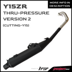 HPSP THRU PRESSURE  EXHAUST PIPE RACING (VERSION 2) CUTTING-Y Y15ZR