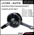 LC135-AUTO HPSP SUPER PRO CRANKSHAFT COMP.SET JET 2MM / JET 4MM / JET 4.65MM / JET 6MM / JET 8MM / JET 10