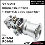 HPSP RACING DOUBLE INJECTOR THROTTLE BODY Y15 48MM 50MM
