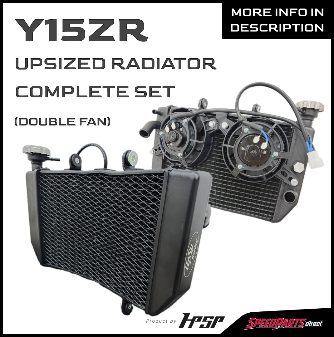 HPSP RACING Y15ZR RADIATOR COMP. SET UPSIZE CAPACITY