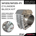 HPSP RACING W125/W125-FI CYLINDER BLOCK ASSY TECH 2L BODY+9MM WITH PISTON FORGED 65MM/66MM PIN13/PIN14