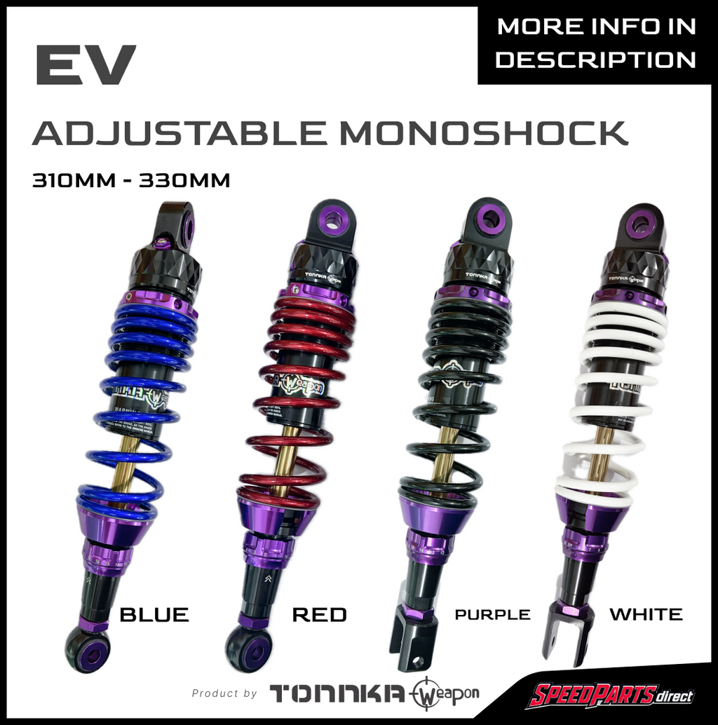 TONNKA WEAPON ADJUSTABLE MONOSHOCK EV 310MM - 330MM