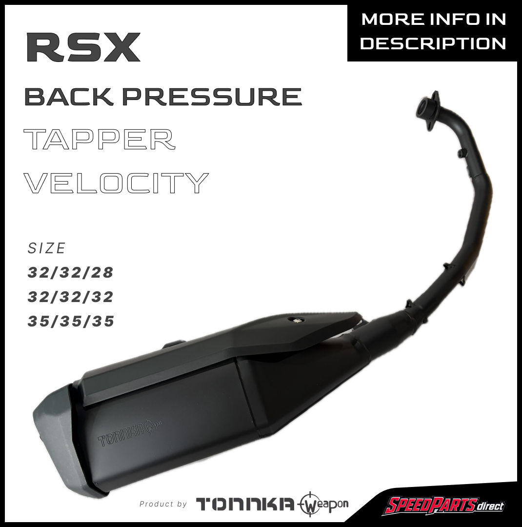 TONNKA WEAPON RSX TAPPER VELOCITY BACK PRESSURE EXHAUST