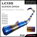 HPSP RACING LC135 STRAIGHT FLOW SUPER OPEN TAPPER VELOCITY RAINBOW