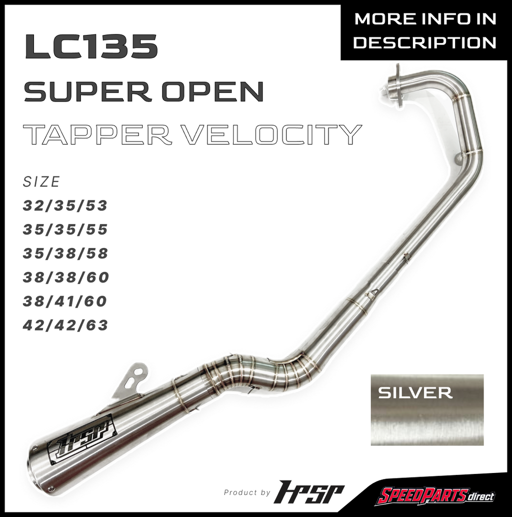 HPSP RACING SUPER OPEN TAPPER VELOCITY LC135 32/35/53 35/35/55 35/38/58 38/38/60 38/41/60 42/42/63