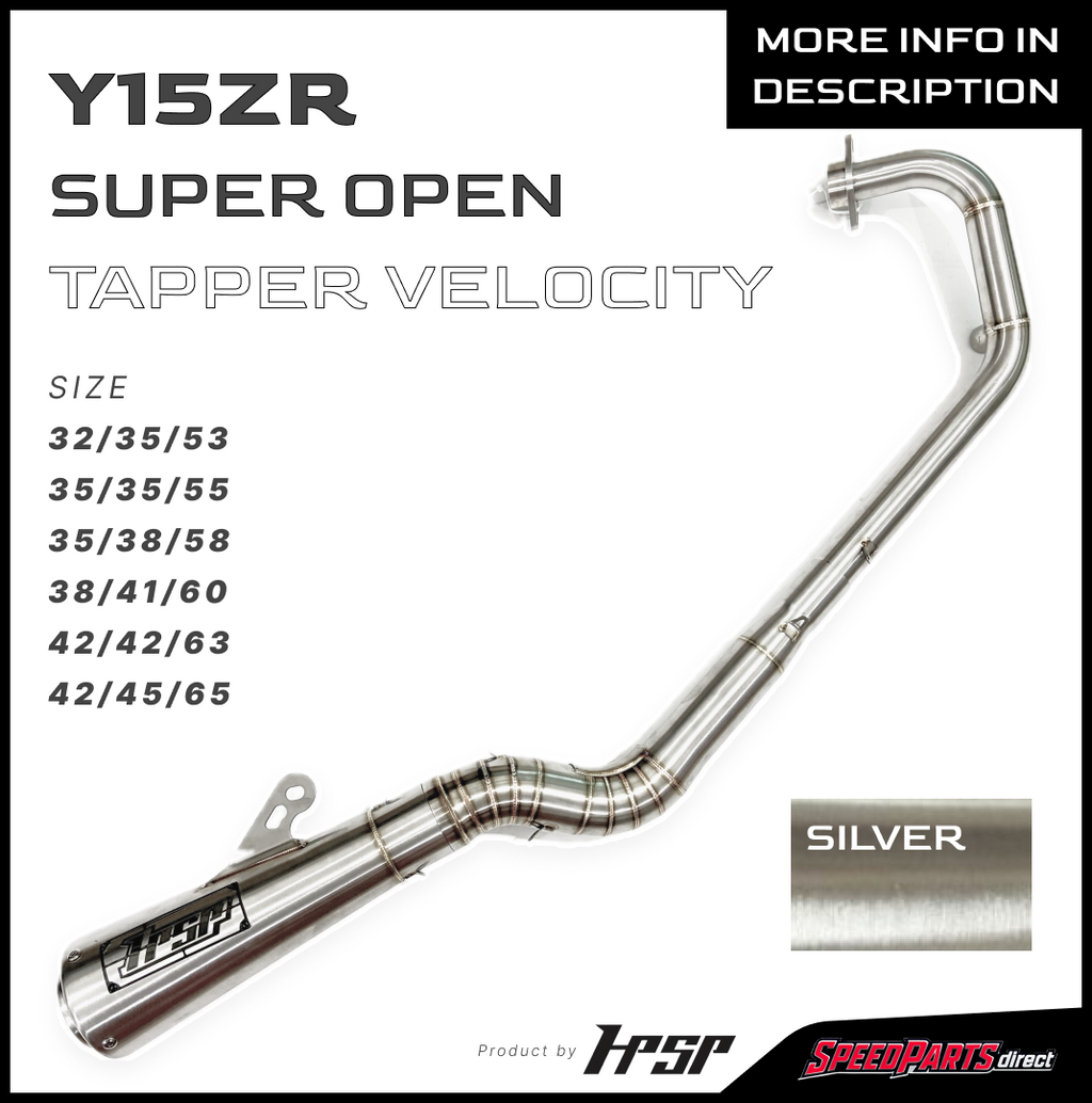 HPSP RACING SUPER OPEN TAPPER VELOCITY Y15 32/35/53 35/35/58 35/38/58 38/41/60 42/42/63 42/45/65