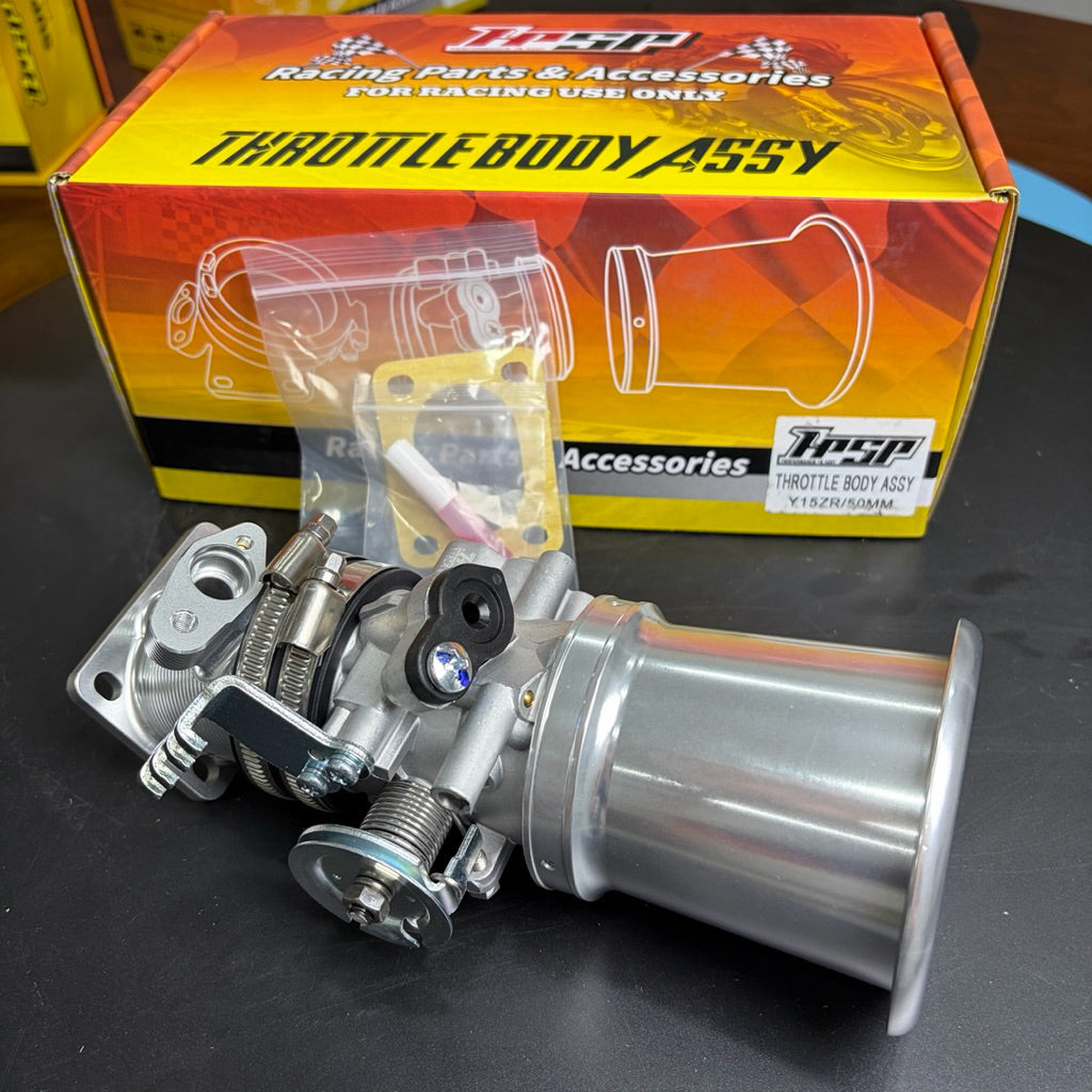 HPSP RACING DOUBLE INJECTOR THROTTLE BODY Y15 48MM 50MM