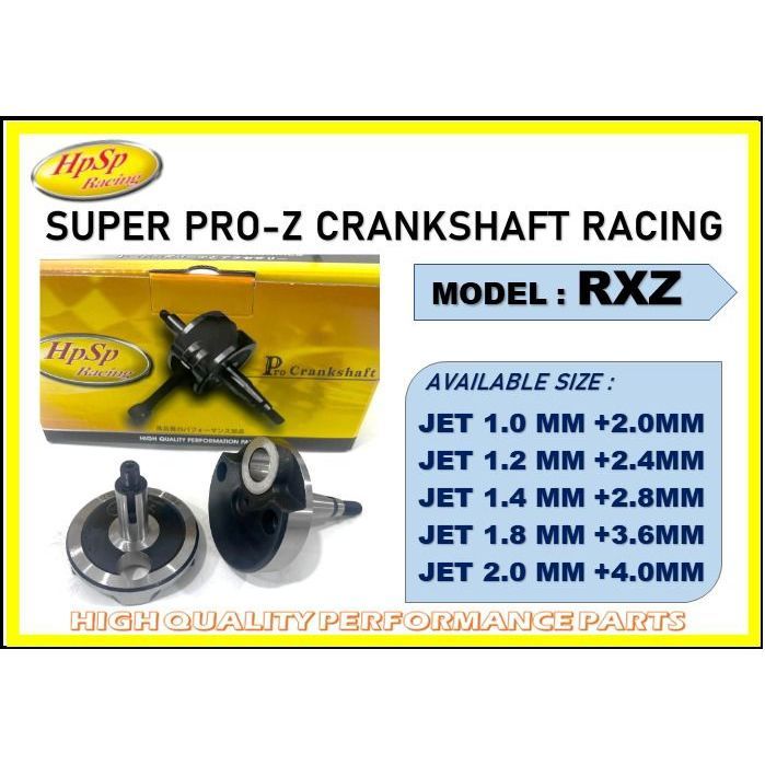 HPSP RACING RXZ SUPER PRO-Z CRANKSHAFT NO ROD