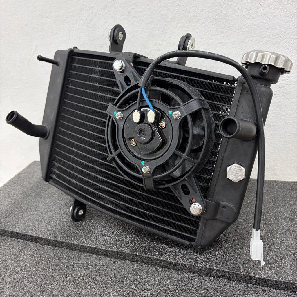 HPSP RACING LC135 RADIATOR COMP. SET UPSIZE CAPACITY SINGLE BIG FAN