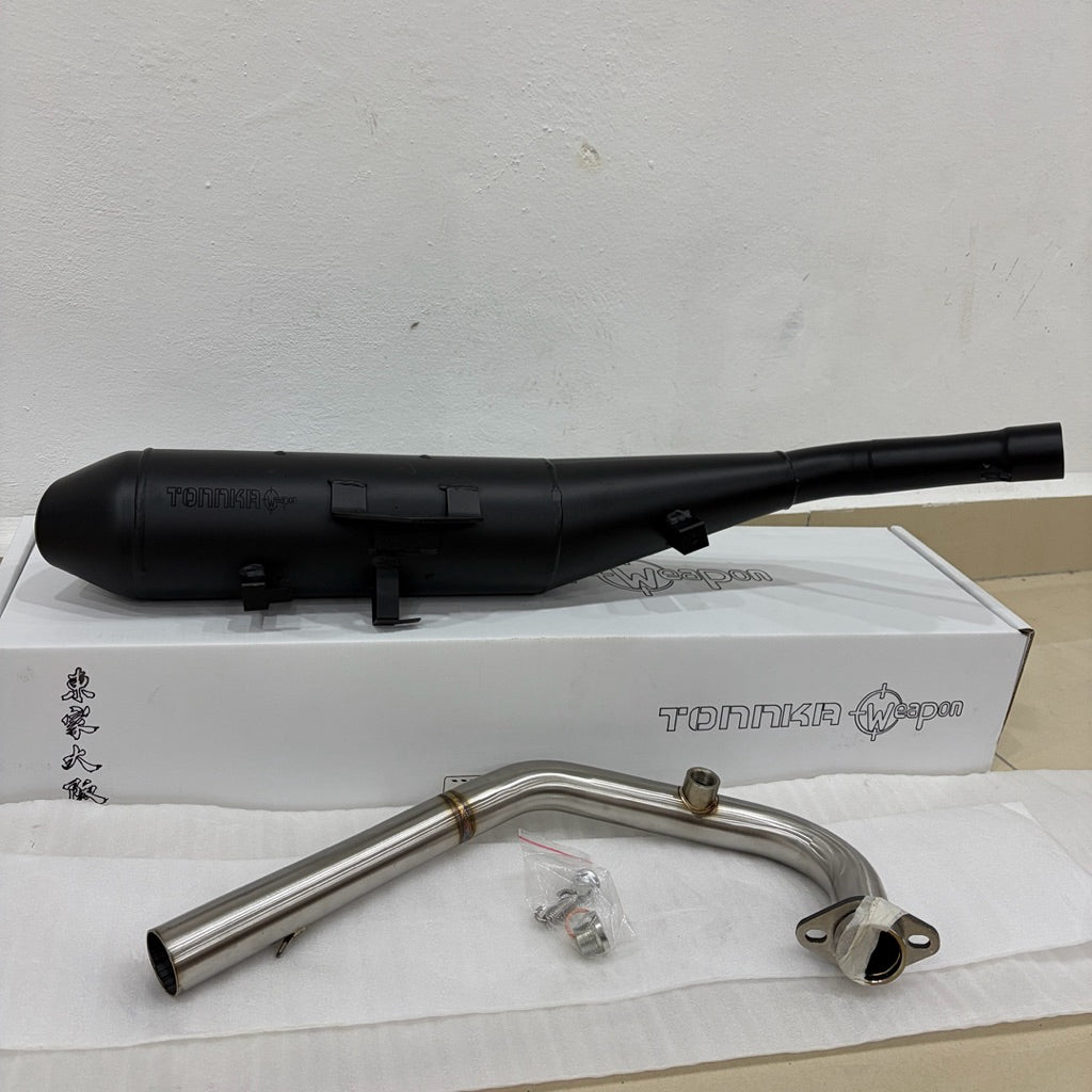 TONNKA WEAPON SUZUKI RAIDER TAPPER VELOCITY BACK PRESSURE EXHAUST