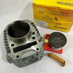 HPSP RACING W125/W125-FI CYLINDER BLOCK ASSY TECH 2L BODY+9MM WITH PISTON FORGED 65MM/66MM PIN13/PIN14